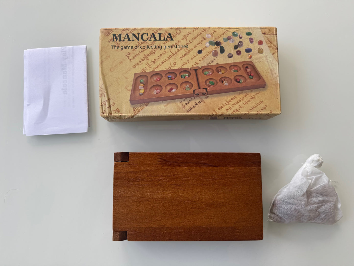 Wooden Mancala Game – Compact Folding Version - BEST SELLER